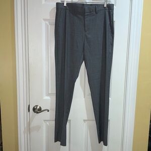 Perry Ellis Portfolio Very Slim gray dress pants slacks Sz 32 x32